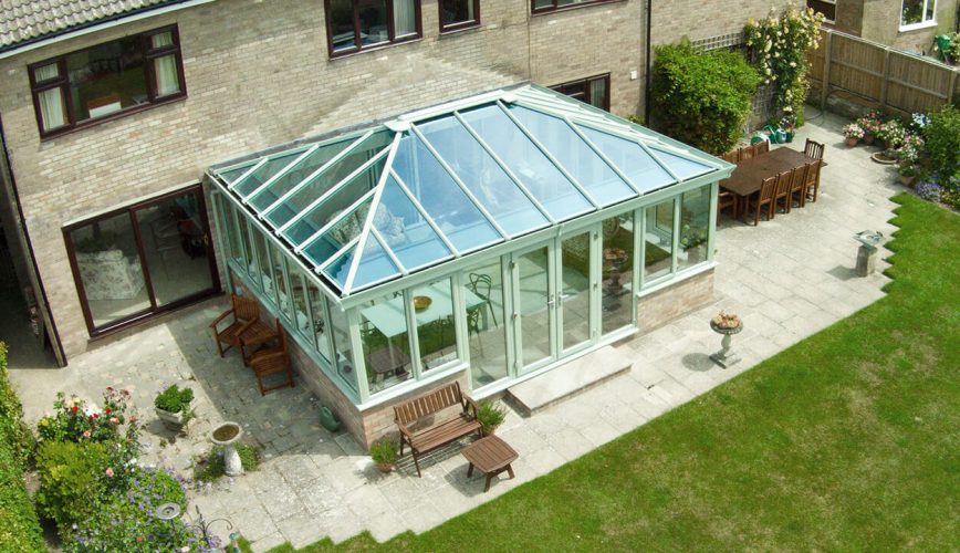 Chartwell green uPVC conservatory